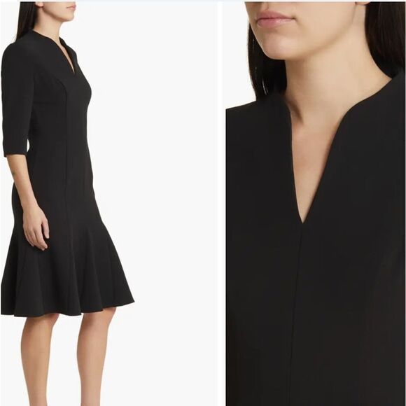 Black Halo Allic High Neck Dress size 12 NWT $415 - Picture 2 of 8